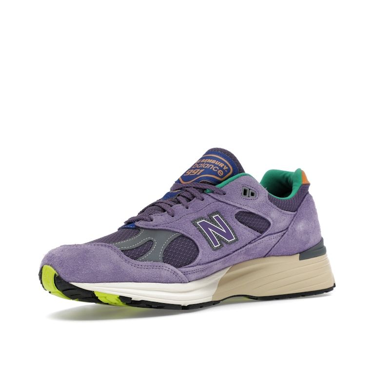Salehe Bembury X New Balance 991v2 Made In England Colors Be The Palette Unisex Sneakers Purple Purple-Heart Mulled-Grape U991SB2