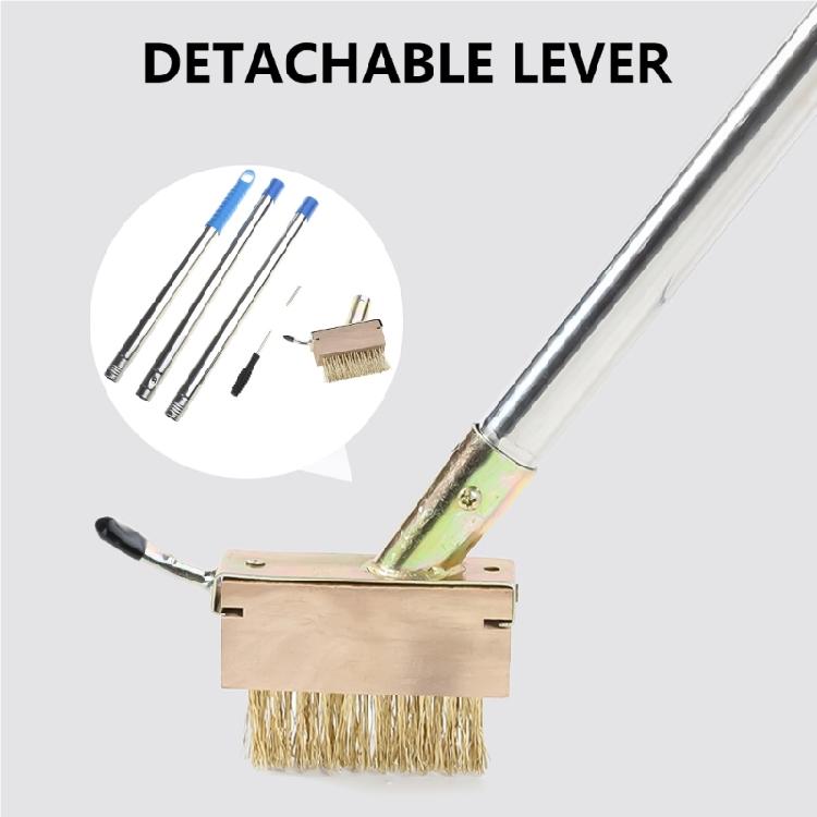 Ergonomic Stainless Steel Weeding Tool, Modulars Poles for Easy Adjustment Crack Weeder for Outdoor Groundskeeping