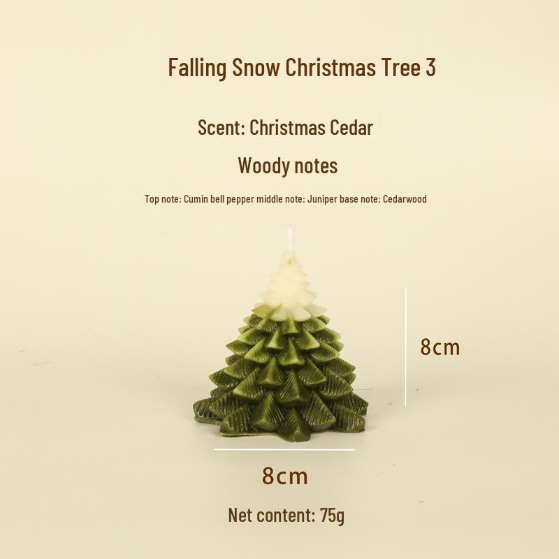 Christmas Scented Atmosphere Candles and Imitation Ornament Gifts