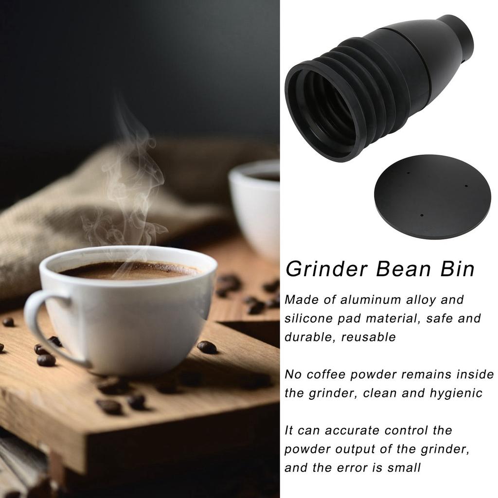 60g Grinder Blowing Bean Bin Aluminium Alloy Coffee Grinder Cleaning Tool for