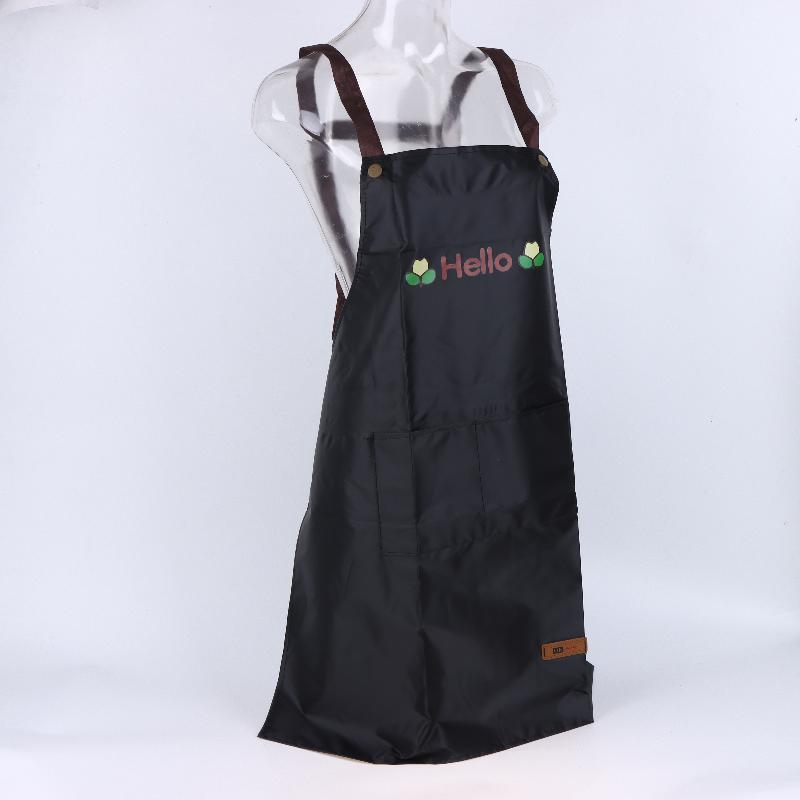Kitchen Apron Waterproof Oil Proof Convenient Pocket Chef Cooking Apron Men Women Barista Manicurist Work Aprons Waiter Uniformw