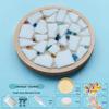 Handmade Glass Mosaic Cup Mat Pixel Puzzle DIY Kit - Educational Toy