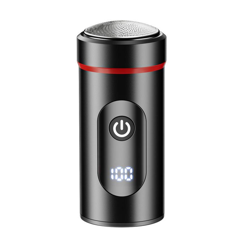 New Mini Shaver Small Steel Gun Car Shaver Electric Washing Shaver Shaver Shaver Portable Digital Display Shaver Strong Life