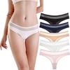 Beirou Cotton Stretch Sexy Sports Butt Breathable Beautiful Women's T-Back Panties, Style, Lifting, Comfortable, Underwear, Buttocks, 3-Pack/5-Pack