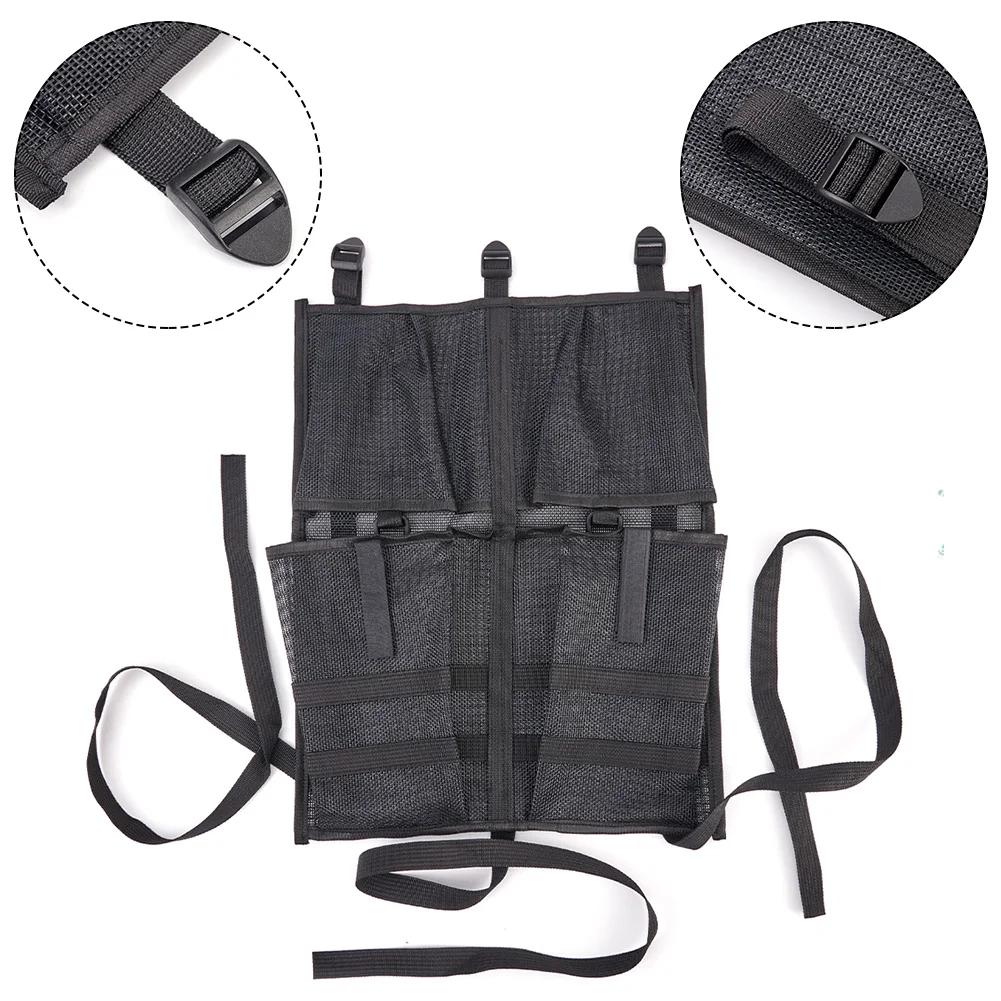 Nylon Mesh Kayak Under Seat Storage Bag Kayak Canoe Tool Organization Pouch Sheet