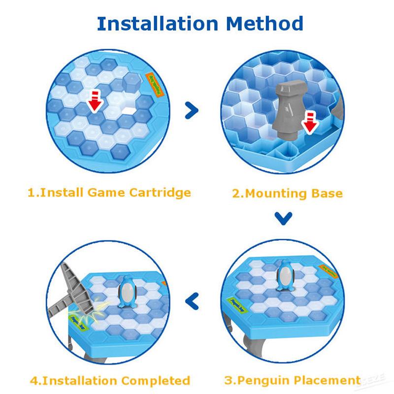 Rette den Pinguin auf Trap Ice Breaking Hammer Family Lustiges Brettspiel