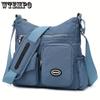 Women's Casual Nylon Crossbody Bag - Water-Resistant, Adjustable Strap, Zip Closure, Foldable Design In Mixed Colors