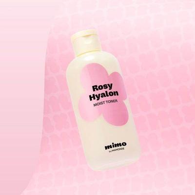 Mimo by - Rosy Hyalon Moist Toner 200ml / Vegan, Nourishing, Moisturizing, Korean Cosmetics, Kbeauty