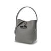 Longchamp Le Roseau Essential 17 Bamboo Buckle Leather Bucket Bag Mini Women bags Gray 10159968112