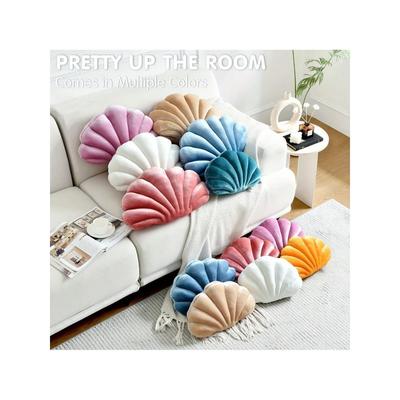 Plush Shell Pillow, Home Sofa, Office Cushion