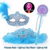 Princess Masquerade Mask for Girls - Halloween Veil and Party Dress-Up Toy