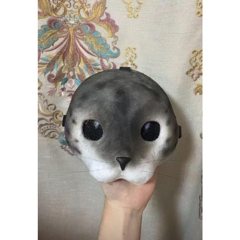 3D Printed Cosplay Realistic Kigurumi Base Beast Skull Mask Animal Plastic Fursuit Head Base DIY Accessories Half Face Mask