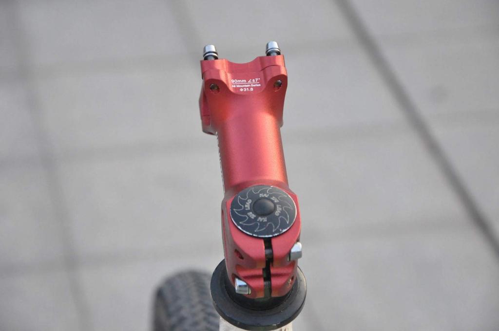 UPANBIKE Mountain Bike Aluminum 90mm Length Bike/Road Stem, High-Strength Alloy, 31.8mm28.6mm Diameter,