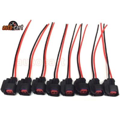 8 Stück EV6 EV14 USCAR Kraftstoffinjektor Stecker Pigtail Kabelbaum Für Dodge LS2 LS3