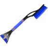 23.6" Snow Brush and Ice Scraper, Extendable Snow Removal Tool with Comfortable Foam Grip, Detachable Ice Brush Scratch-Free Cleaning Tool for Car