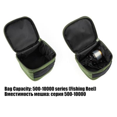 Fishing Bag Fishing Reel Storage Bag Carrying Case For 500-10000 Series Spinning Oxford Fishing Reels Lure Gear Carrying Case