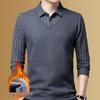Men's Woodpecker Two-Piece Sweater Shirt, Plus Velvet, Thick Knitwear for Autumn/Winter.