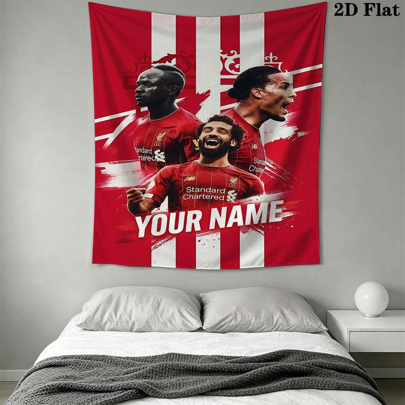 Custom Lfc Wall Hanging Printed Fabric Blanket Decorative Tapestries for Bedroom Living Room Home Decor