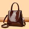 Faux Leather Tote Bag for Women's Spacious Work Bags with Detachable Strap, Shoulder Purse Suitable for Travel/Shopping Wallet