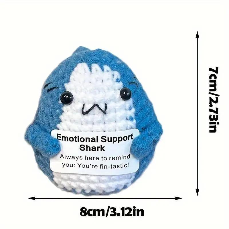 Funny Crochet Positive Energy Dolls Cute Mini Knitted Potatoes Handwoven Figurine Crafts Gifts Emotional Inspirational Support