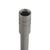 2Pcs Magnetic Extension Rods Round Flat Adapter 83mm Steel Tool for Mechanics and Projects
