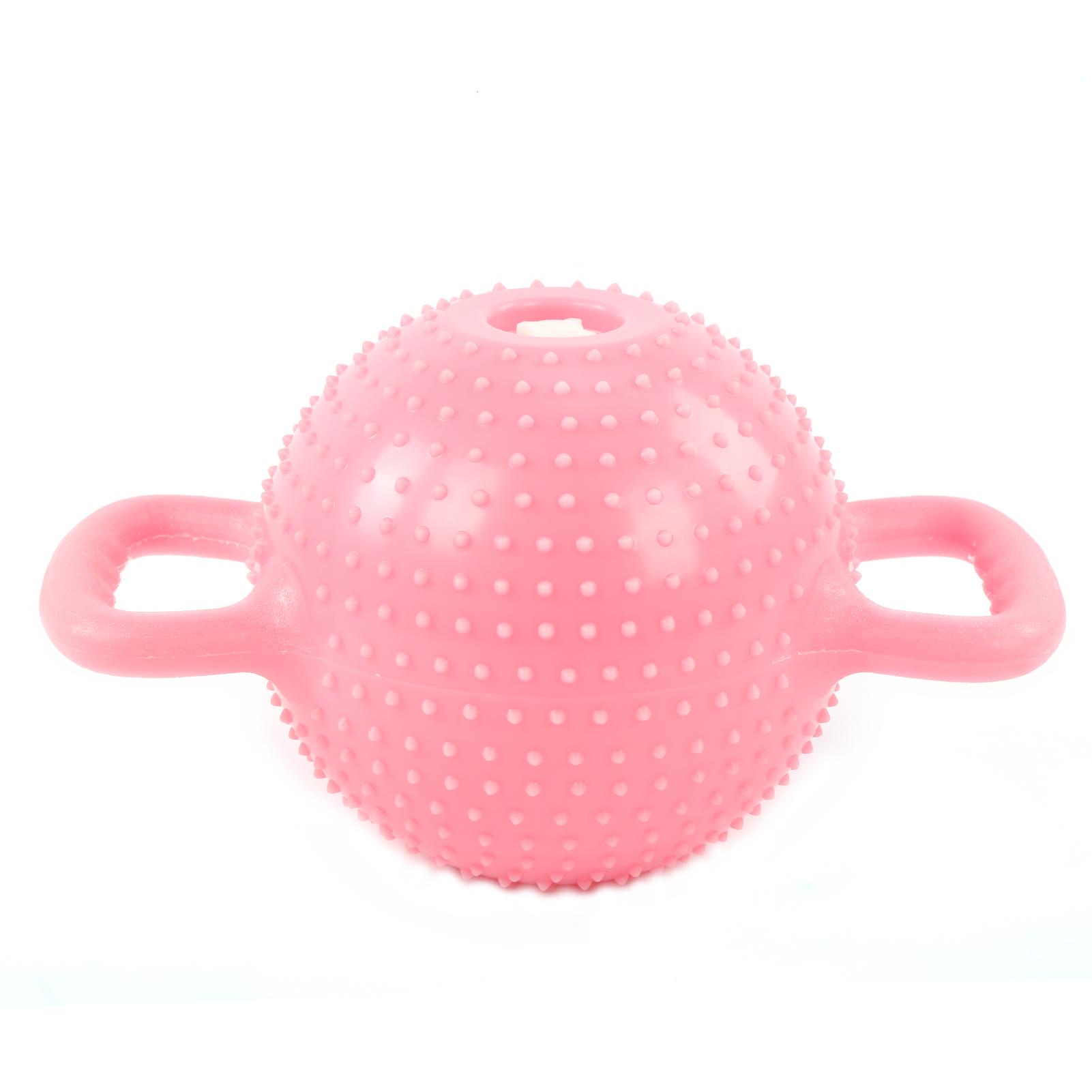 

Yoga Water Kettlebell Water Filled Double Ear Handle Household Weight Adjustable Sports ToolPink рожевий