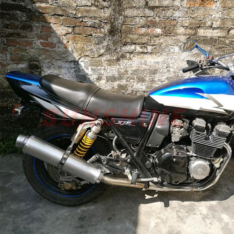 Motorcycle Exhaust Universal Pitbike Muffler Motorcross Modified Stainless Steel WRS Pipe For CB400 CB500F CB500X CBR300