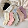 Women's Brushed Wool Socks - Autumn/Winter Thick Velvet Lambskin Warm Snow Socks