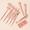 SHELWIN Makeup Brush Set of Popular Super Soft Cheek Cute Eyeshadow Easy To Carry with Storage Multifunctional Makeup Makeup Beginner Gift 12, Brush,