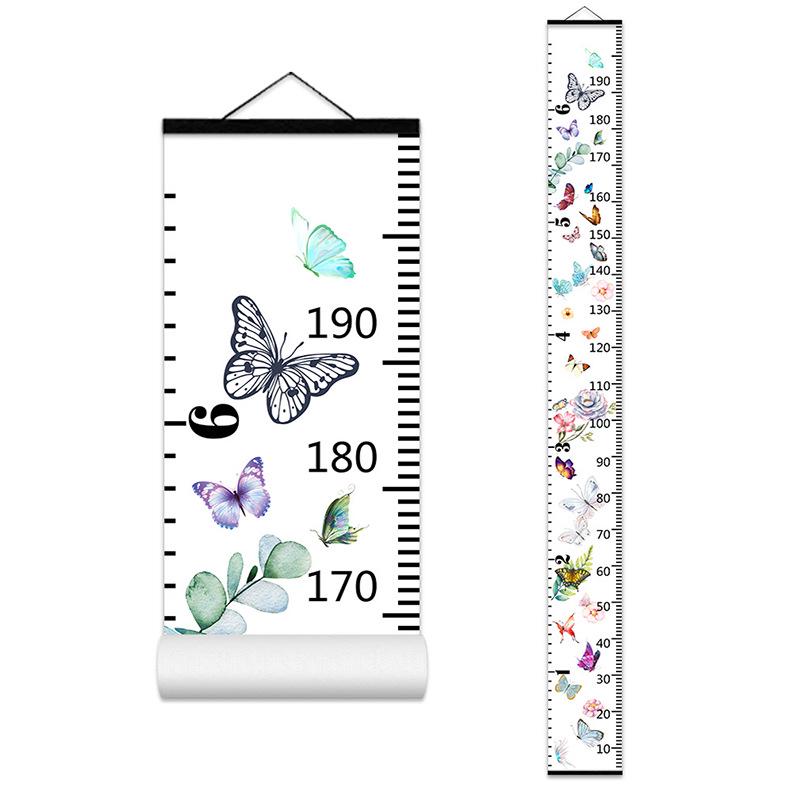 Nordic Style Children's Height Chart - Decorative Wall Hanging Measuring Sticker