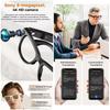 Neue KI-Smart-Brille mit farbwechselnden Gläsern für Fotografie, Videoaufnahme, 3600mAh Ladecase, 4K-Hochauflösungslinse, Musikwiedergabe übersetzen