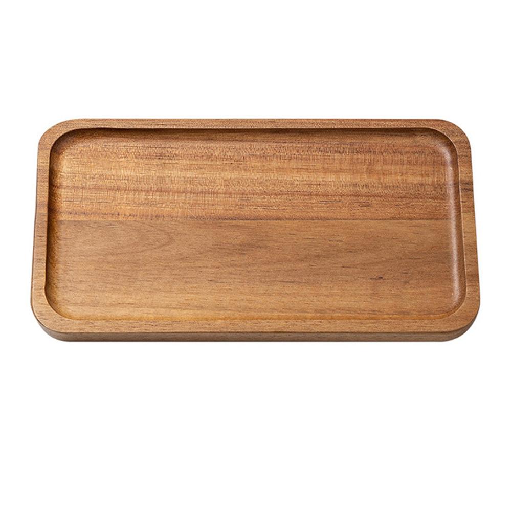 Wooden Serving Tray Rectangular for Tea Coffee Desserts and Snacks with Smooth and Robust Construction for Daily Use