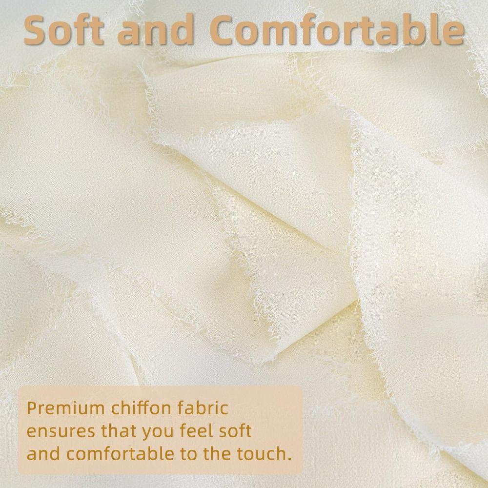 3 Rolls 5m Fringe Chiffon Silk Ribbon Handmade Hairy Chiffon Ribbon Chiffon Ribbon  Bridal Bouquets