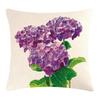 Mother Day Hydrangea Throw Pillow Cover Beautiful Flower Cushions Cover Elegant Pillow Case Fine Linen Material