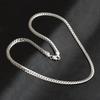 925 Silver 6MM Full Sideways Chain Necklace For Women Men Fashion Jewelry Sets Wedding Gift