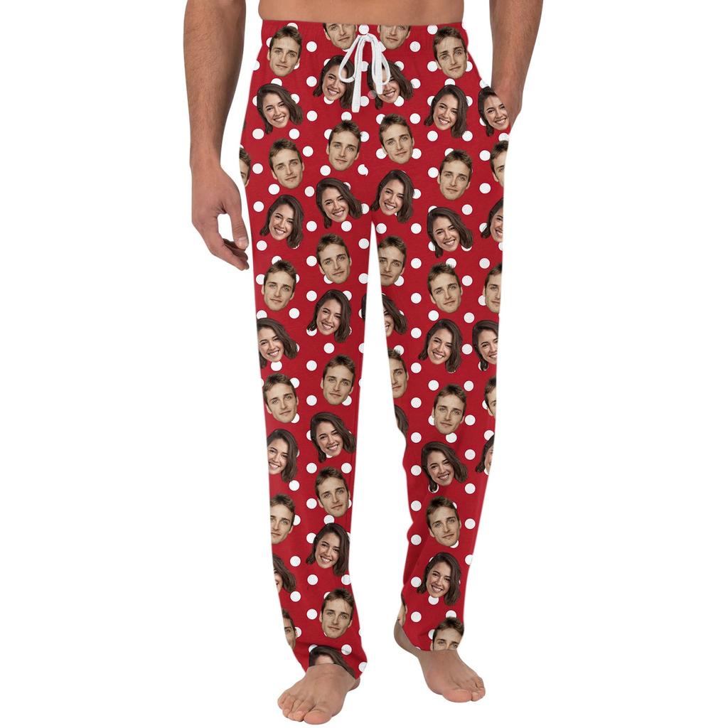 Men's Casual Pants with Pockets for Home Sleeping and Lounging