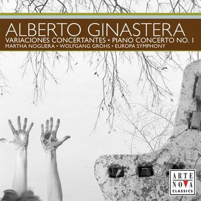 CD GINASTERA, NOGUERA, EUROPA SYMPHONY - Variaciones Concertantes & Piano Co ANO592180 Arte Nova Class 2006 Germany Classical Used
