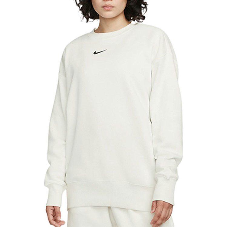 Nike Logo Embroidered Oversized Crewneck Sweatshirt DQ5734-133