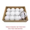 45mm USB Hollywood Makeup Mirror LED Bulb - Three-Color Fill Light, No-Drill Vanity Front Light