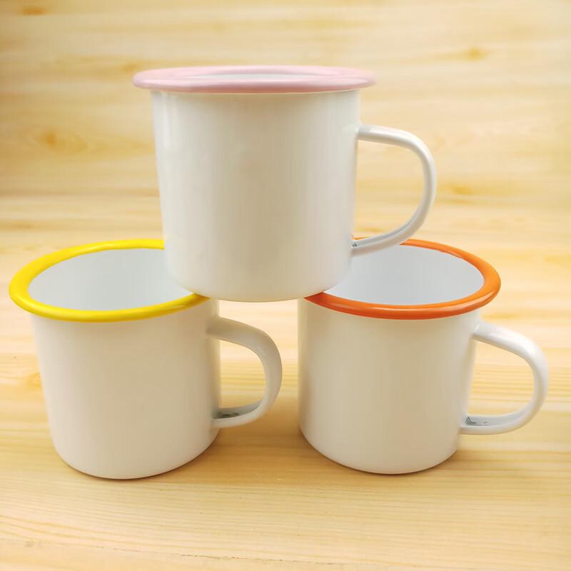 OLOEY Retro Enamel Tea Mug Set