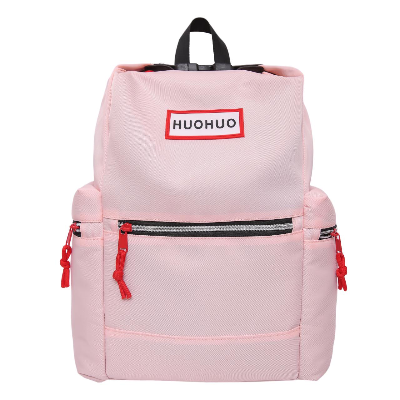 

British Fashion Water-Repellent Oxford Cloth Hunter Backpack, 16-Inch, Lightweight for Outdoor Use 23x13x36cm, 410g розовый