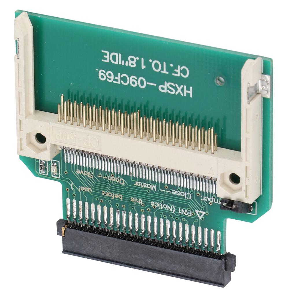 Merory Card Adapter 1.8in CF 50pin Stable No Noise Vibration Hard Drive SSD Converter for Toshiba