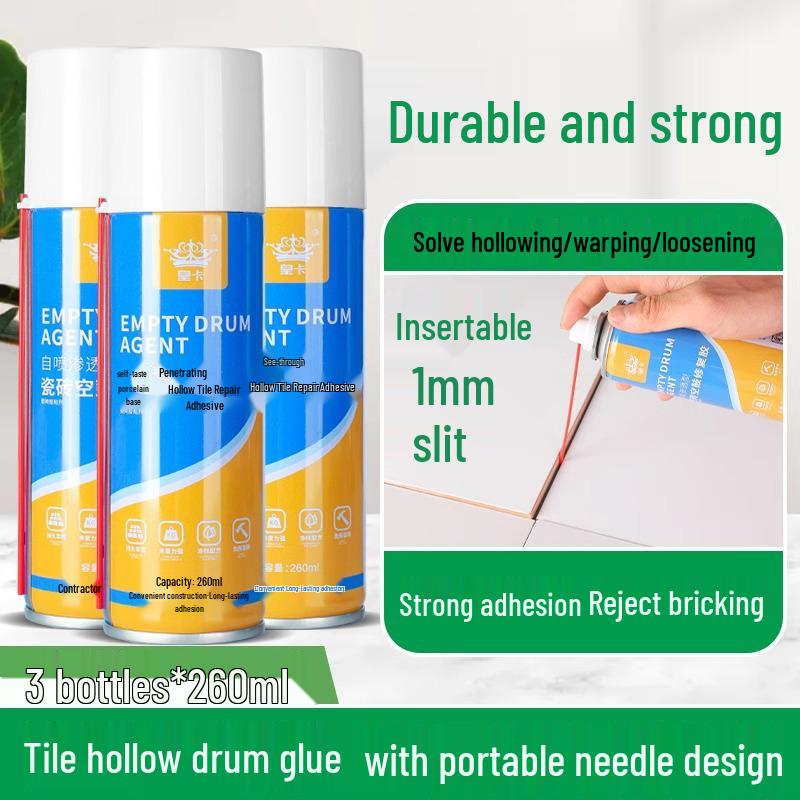 Strong Tile Adhesive: Grout & Repair Agent for Hollow Tiles