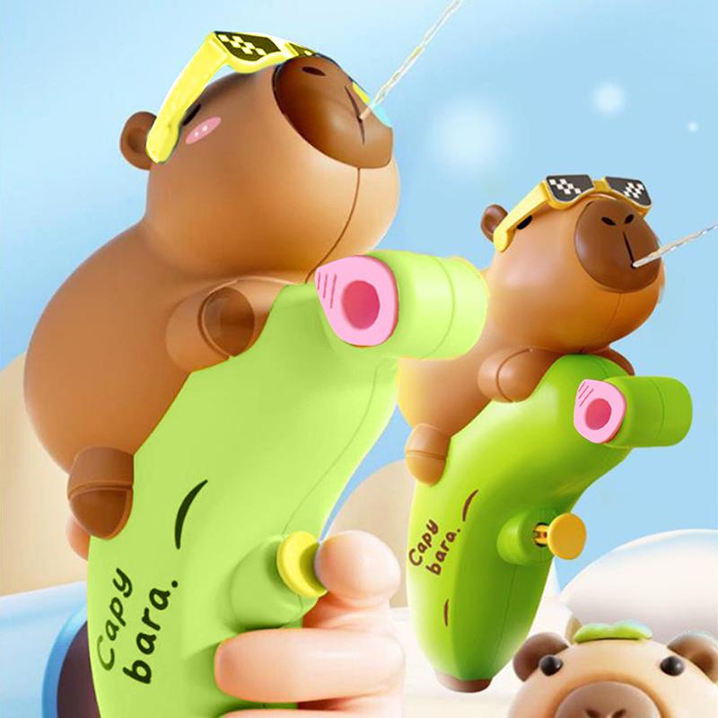 Cartoon Cute Animal Capybara Water Gun Sprinkler Beach Outdoor Squirt Gun Swimming Pool Toy 1Pc