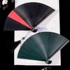Antique 1Pcs Classical Portable Dance Props Folding Kimono Fan Bamboo Fan Dance Fan Ornament