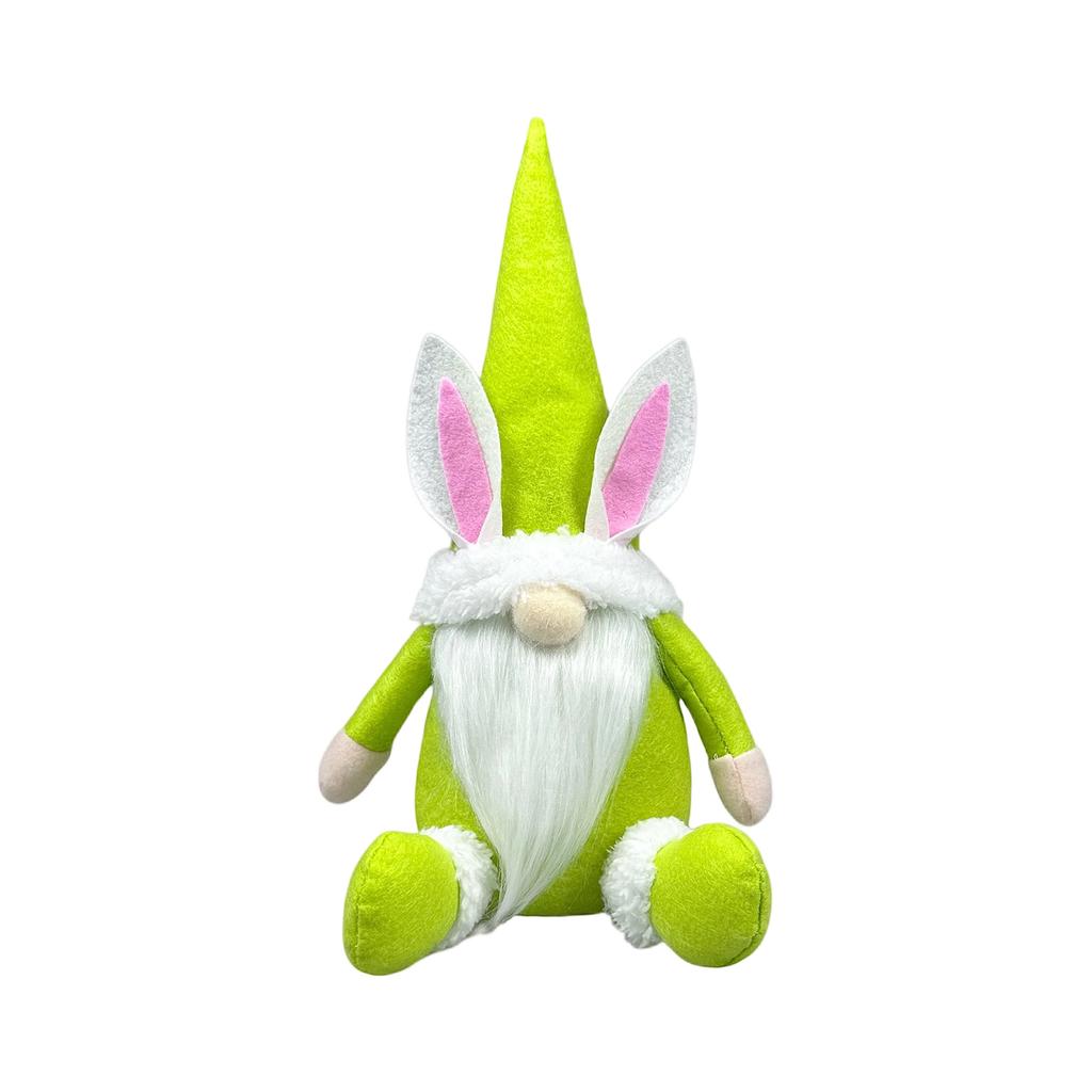 Easter Bunny Sitting Plush Doll Ornament, Gnome Faceless Doll Plush Toy.