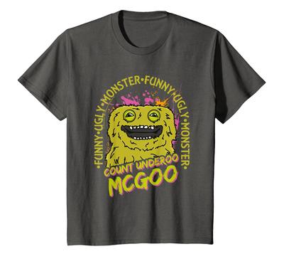 Kinder Fuggler Graf Underoo McGoo Lustige Hässliche Monster Kinder T-Shirt