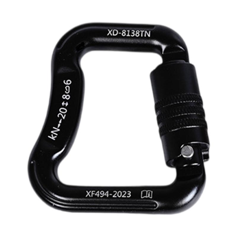

Light weight Aluminum Alloys Safety Lock Carabiner for Rock Climbing Rappelling Paragliding Equipment