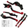 H241 Black/Red Honda Brake Clutch Lever 6 Adjustable Telescopic Fit Monkey 125 GROM 400X CBR400R CL250 etc