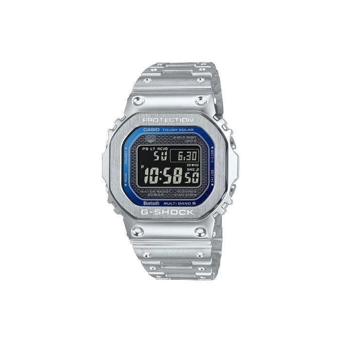 CASIO Unisex Full Metal Series Black Watch GMW-B5000D-2 GMW-B5000D-2 Silver Strap